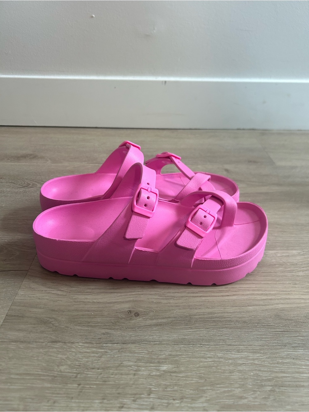 Platform Slide Sandals - Picture 2 of 3